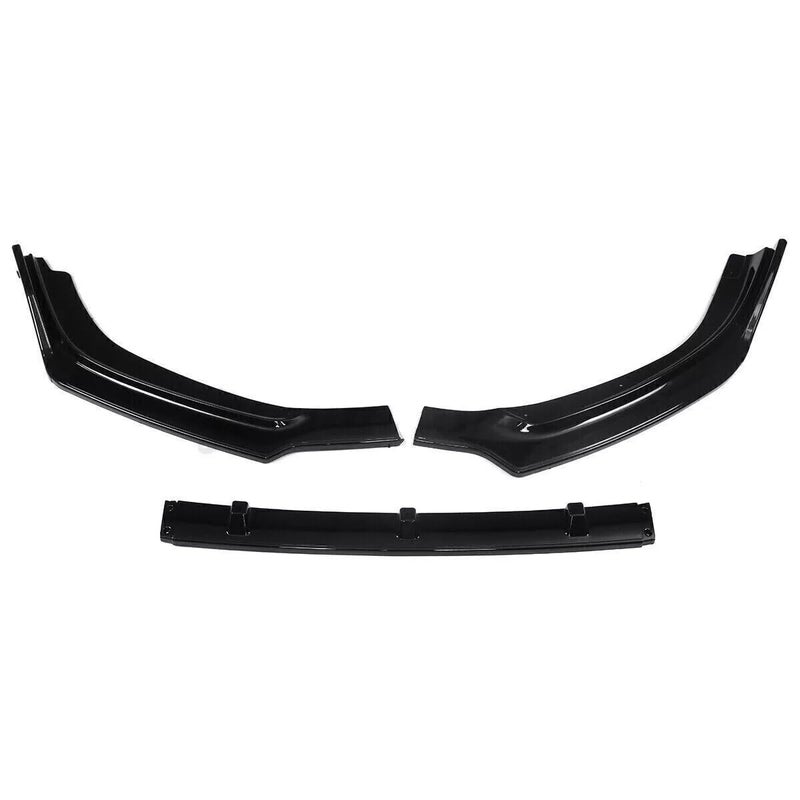 MUTUSAISI Gloss Black Front Bumper Lip Spoiler Splitter Fit For Toyota Highlander SE/LE/XLE/Hybrid/Limited 2017 2018 2019 Air Dam Chin Body Kit Accessories - Image 4